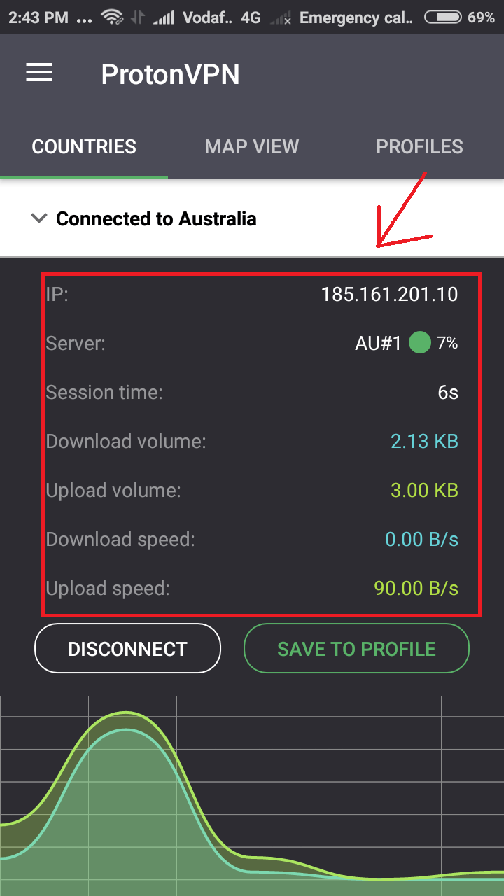 proton vpn connected