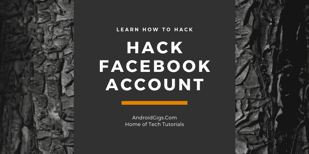 how to hack facebook account
